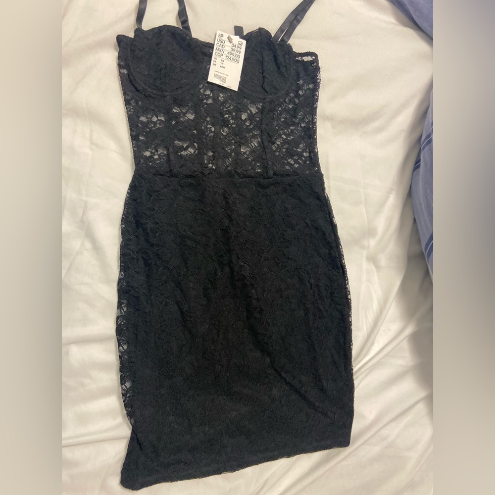 Short black dress